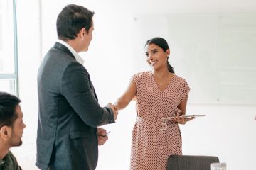 people shaking hands